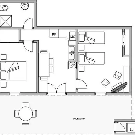 펜션 Maison Arboree De 39 M2 - Piscine Et A 400m - *